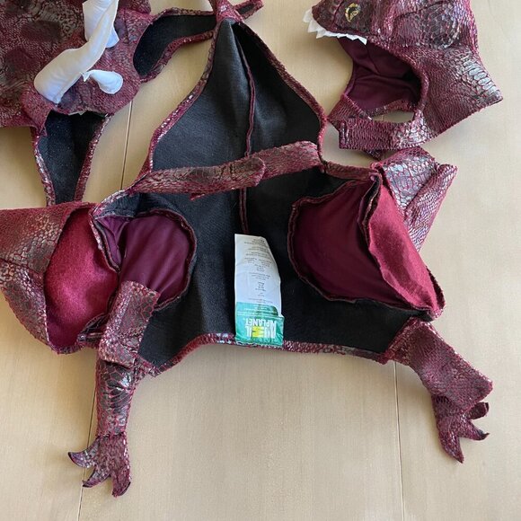 Animal Planet T-Rex & Triceratops Dino Dinosaur Dog Halloween Costume - Size Med - Picture 7 of 12